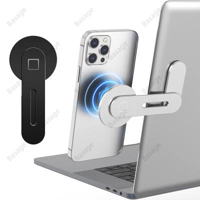 Magnetic Phone Holder for Laptop  Adjustable Desktop Monitor Laptop Phone Side Mount Foldable Computer Monitor Expansion Bracket Car Mounts