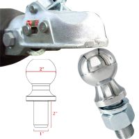 หัวบอล ขนาด หัวบอลขนาด 2" (2" Hitch Ball 5000lbs) ประกอบชุดลากหัวบอล/Chrome Trailer Hitch Ball, 5,000 lbs., 2-Inch Diameter Tow Ball