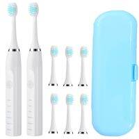 HOKDS Oral Electric Toothbrush Sonic for Adults Children Dental Whitening Personal Care Replacement Teeth Brush with Travel Storage