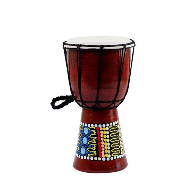 5 Inch Traditional N For Bongo Congo Djembe Drum Wooden Colorful