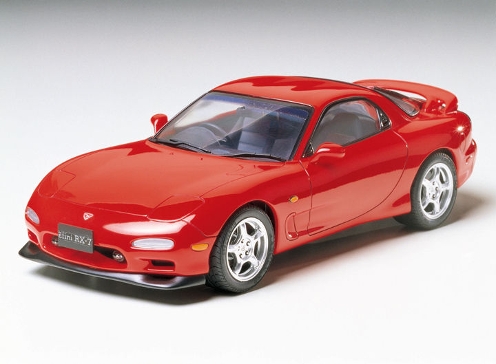 พลาสติกรถรุ่นอาคารชุด124-scale-assembly-รถสำหรับ-mazda-efini-rx-7-tamiya-24110รุ่น-diy