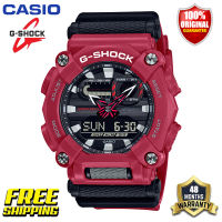 นาฬิกากีฬาผู้ชาย G-Shock GA900 ต้นฉบับ แสดงเวลาคู่ กันน้ำได้ถึง 200 เมตร กันกระแทกได้ โลกเวลา แสง LED อัตโนมัติ รับประกัน 4 ป GA-900-4A (ใหม่แท้)