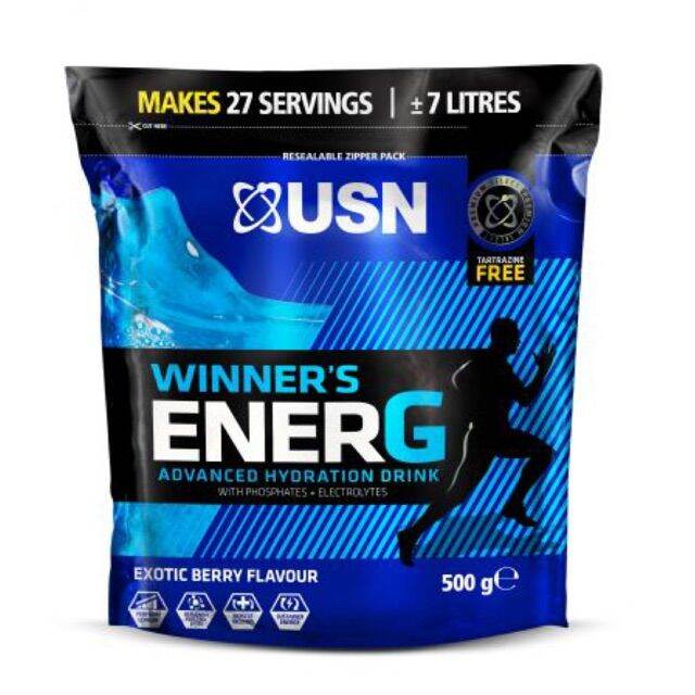 USN Winner EnerG ( Sports Hydration Drink ) 500g Lazada
