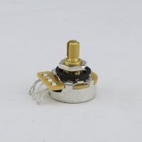 WK-1 Piece CTS 250K Brass Short Bushing Split Shaft  Potentiometer(POT) For Electric Guitar (Bass)  MADE IN TAIWAN