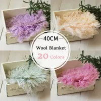 High Quality Wool Blanket Newborn Baby Photography Backdrop Soft Australasian Wool Mat Basket Filler Photo Props Hand Made Cleaning Tools