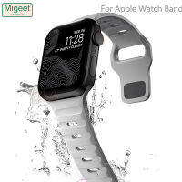 Migeet สายยืดกีฬายางซิลิโคนสำหรับสายคาด Apple Watch 49มม. 45มม. 44มม. 40มม. 41 38 42มม. ใช้กับ I Watch Series 8 7 6 SE 5 4 3 2