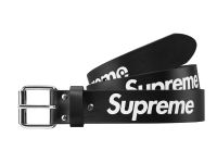 NicefeetTH - Supreme Repeat Leather Belt (SS23) (BLACK)