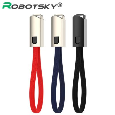 Portable Keychain USB Data cable Micro USB Type C Fast Charging Mobile Phone Charger Cable for Samsung Galaxy Xiaomi Cables  Converters