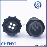 ;[-./ AMP/TE 4 Pin SMT SMEMA Auto Sensor Plug Aviation Wiring Black Circular Connector Plug 182658-1 206153-1 206060-1 1-206062-4