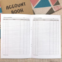 Account Book || Cash Book สมุดบัญชีรายรับรายจ่าย สมุดบันทึกรายรับรายจ่าย