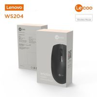 Lenovo WS204 เมาส์ไร้สาย USB ประหยัดพลังงานสำนักงานที่บ้านคอมพิวเตอร์เดสก์ท็อปโน๊ตบุ๊คธุรกิจ