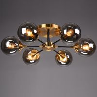 Postmodern LED lights Glass ball lamps Nordic hanging lights bedroom lighting fixtures living room chandelier ceiling