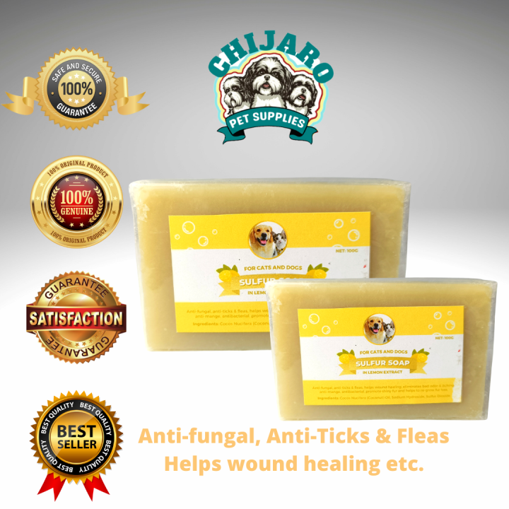 Soap Sulfur AntiFungal Soap for dogs,(Medicated Antifungal) Soap for