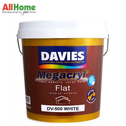 DAVIES Latex Paint White 16L DV500 Megacryl Flat Lazada PH