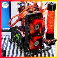 【ของต้องซื้อ】 ATX/M-ATX/ITX Open Chassis เปิดแชสซีแนวตั้งคล๊อกเปิดเคสมือถืออะลูมิเนียมแร็คแชสซี