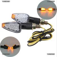 14LED Motorcycle Turn Signal Lamp Amber Light Indicator Universal 1