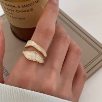 【YF】♟♙✼  Gold Color Drip Rings for Luxury Irregular Adjustable 2023 New Wedding Jewelry