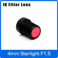 【Sell-Well】 Starlight เลนส์พร้อมตัวกรอง IR 4มม.,รูรับแสง F1.5 1/2.7นิ้วสำหรับกล้องแอคชั่นและเครื่องบันทึกการขับขี่รถยนต์ EKEN/SJCAM/YI/MIJIA