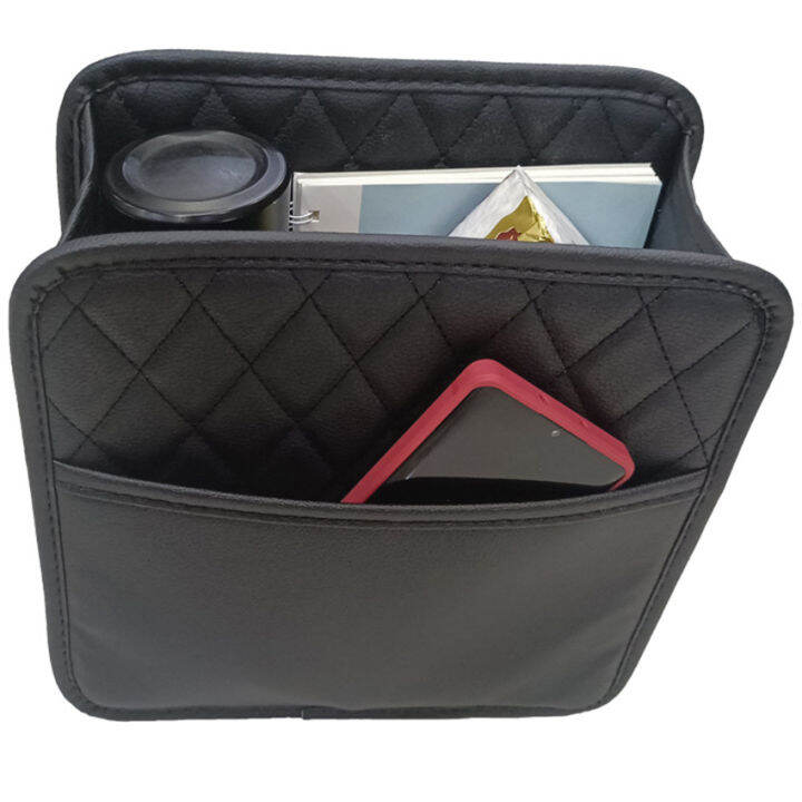 ในสต็อก-universal-car-seat-back-organizer-tidy-organizer-multi-functional-travel-storage-bag-m-agazine-food-storage-car-cup-holder-pocket