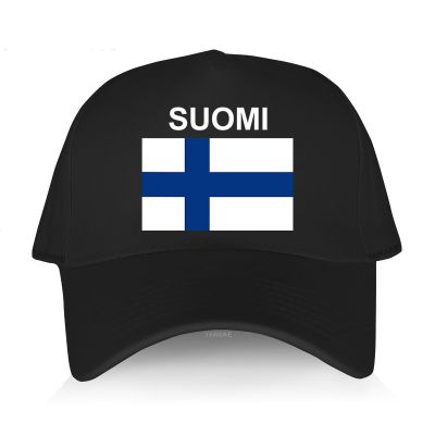 2023 New Fashion  Breathable Baseball Caps Cool Hat Suomi Flag Mens Original Novelty Yawawe Caps，Contact the seller for personalized customization of the logo