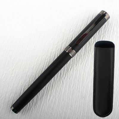 “:》{?/ปากกาหมึกซึมคลาสสิกหรูหราสีดำด้านปากกาเจลธุรกิจเกรดสูงปากกาหมึกซึมเครื่องเขียนงานเขียนในออฟฟิศ