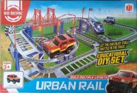 รถราง รถจิ๊บ รถของเล่นใส่ถ่าน Unban rail วิ่งเร็วบนเส้นทาง  ตามจินตนาการ สามารถต่อได้หลายแบบ เสริมการเรียนรู้ Educational DIY SET