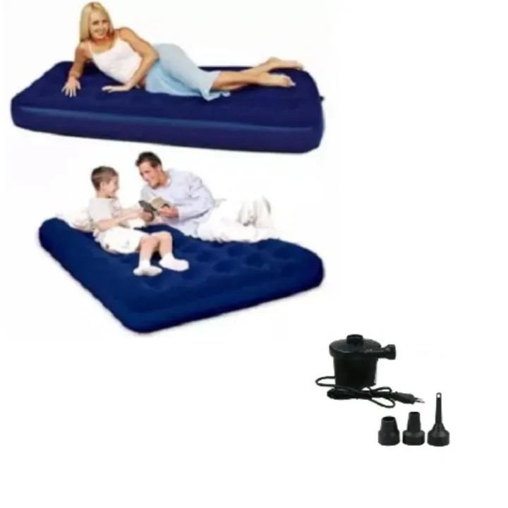 Kids Beds Bestway Double Size Inflatable Air Bed With Air Pump Lazada PH