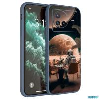 RRRP X80เคสสำหรับ Vivo น่ารักลาย Astronaut04เคสคลุมซิลิโคนนิ่มขอบตรง