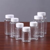 hot【DT】 50PCS 15ml/20ml/30ml/100ml Plastic PET Bottle Medicine Pill Vial Reagent Packing