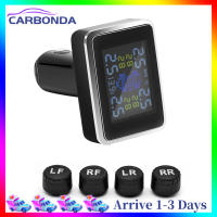 [7 Day Refund Guarantee] Car TPMS Tire Pressure Monitor System Temperature Alarm w/ External Sensors [Arrive 1-3 Days]