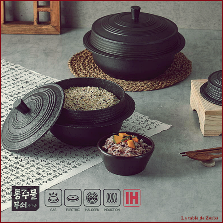 [Made in Korea] GAMASOT Korean Traditional Rice Cooker IH Induction available Lazada Singapore