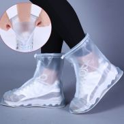 Ủng đi mưa bảo vệ giày thể thao nam nữ bọc nilon chống nước giày unisex
