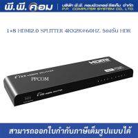 HDMI splitter 1 in 8 out อุปกรณ์กระจายแหล่งสัญญาณ NEXIS