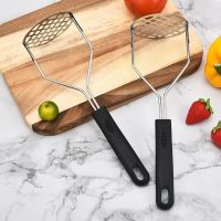 ETXStainless Steel Potato Masher Garlic Press Manual Pressing Tool Food Crushing Tools Vegetable Slicer Kitchen  Accessories