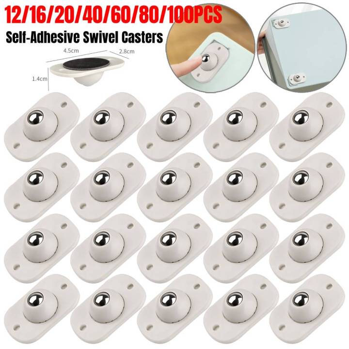 12-100pcs-wheels-for-furniture-stainless-steel-roller-self-adhesive-furniture-caster-home-strong-load-bearing-universal-wheel-furniture-protectors-rep