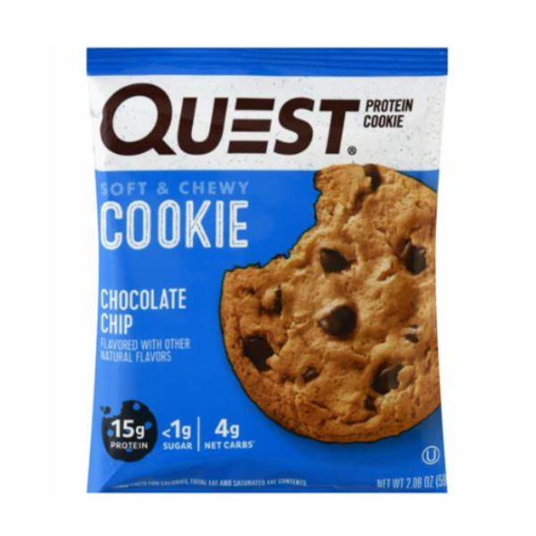 QUEST NUTRITION QUEST PROTEIN COOKIE 58G 1 SERVING CHOCOLATE CHIP