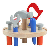 Wholesale Wooden Small Carpenter Disassembly Toolbox Childrens Kindergarten Parent-Child Interaction Hands-On Brain Intellective Toys