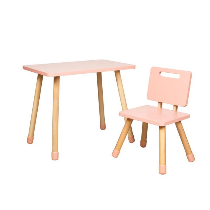 furradec-ชุดโต๊ะเด็กและเก้าอี้-square-tl-tc204-สีชมพู