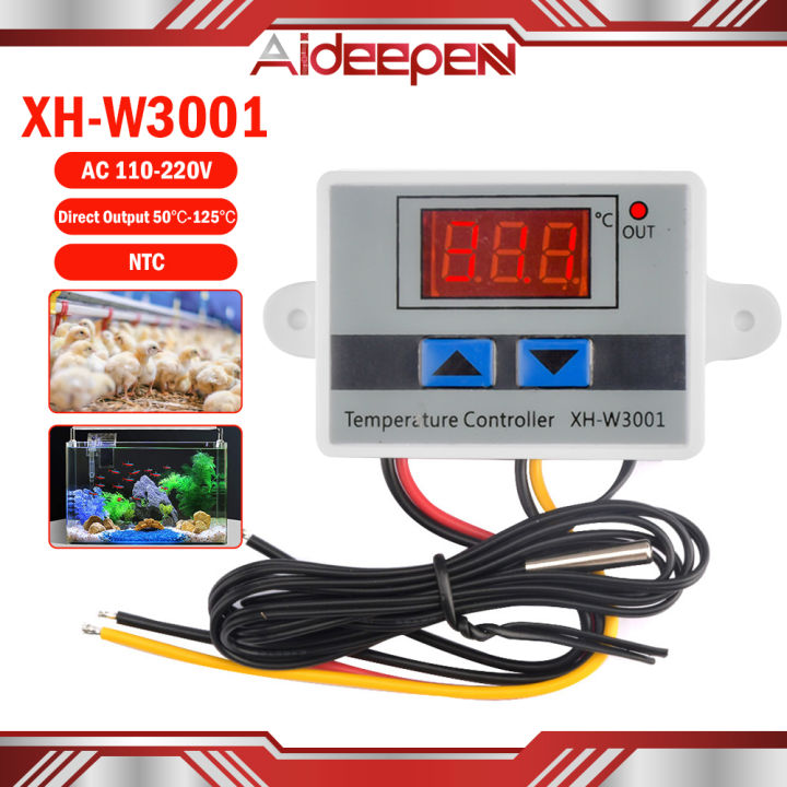 XH W3001 W3001 Temperature Controller Digital LED AC 220V