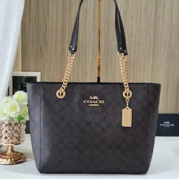 Coach Outlet Cammie Chain Tote in Black