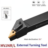 1Pc MVJNR2020K16 MVJNR1616K16 MVJNR2525M16 External Turning Tool Holder VNMG Carbide Inserts MVJNR Lathe Cutting Tools Set