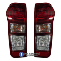 ไฟท้าย All New D-max 2018 X-series LED DAYLIGHT พร้อมหลอดและสายไฟ  (โคมดำ) (ซ้าย+ขวา)