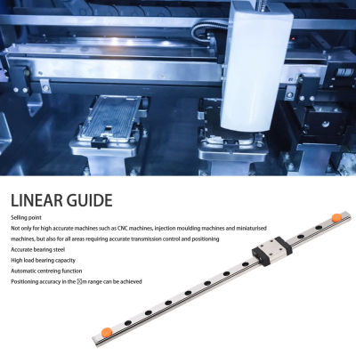 รางนำทางเชิงเส้นสำหรับเครื่องมือเครื่อง CNC รางนำทางเชิงเส้นทนทาน