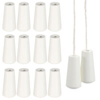 Chaoshihui 12pcs window blind wood cord knobs ไม้แขวนบอล drops drops pull