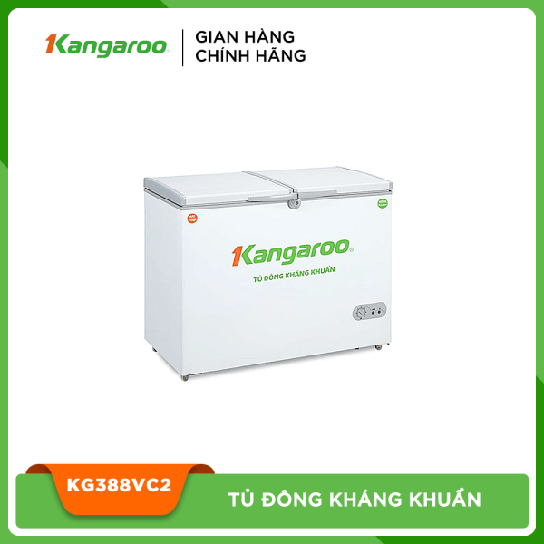 Tủ đông kháng khuẩn Kangaroo  2 ngăn 2 cánh KG388VC2