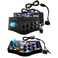 Retro Arcade Game Rocker Controller Usb Joystick For Ps2/Ps3/Pc/Android Smart Tv Built-In Vibrator Eight Direction Joystick