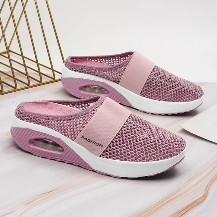 LUOXIWEI Women Shoes Korean Style Platform Sneakers For Women Half ...