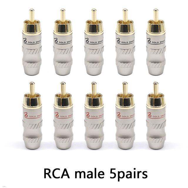 10pcs-5pairs-copper-gold-plated-rca-male-lotus-female-soldering-plug-rca-lotus-head-av-audio-and-video-rca-terminals