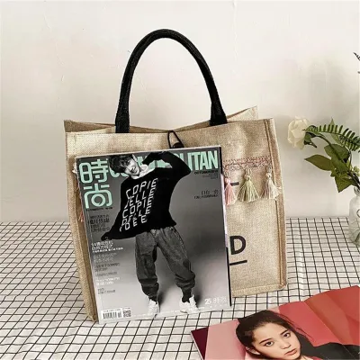 Shopping Handbags Womens Handbags Girls Travel Bags Tassel Handbags Women Beach Bags Big Letter Totes