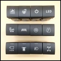 [2023]/Originalx- Toyota domineering Prado 18 to 21 modified fog lights LED radar air pump spotlight differential switch